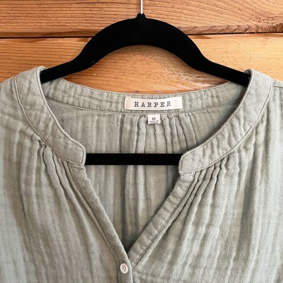 Harper Women’s Long Sleeve Blouse Size Medium - Picture 3 of 8